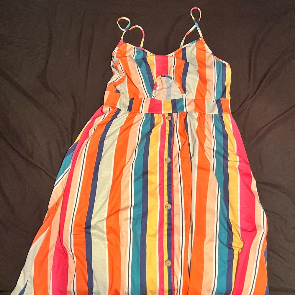 Striped sun dress